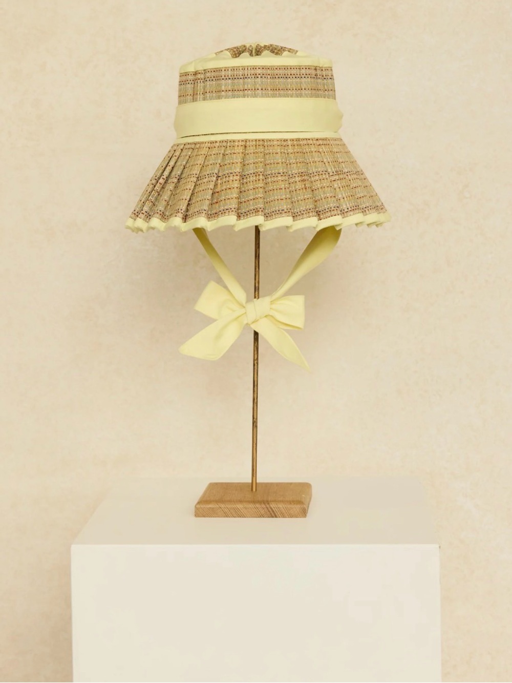 Lorna Murray NWT Jubilee Island Seven Seas Hat, Straw Sun Hat with Yellow Ribbon